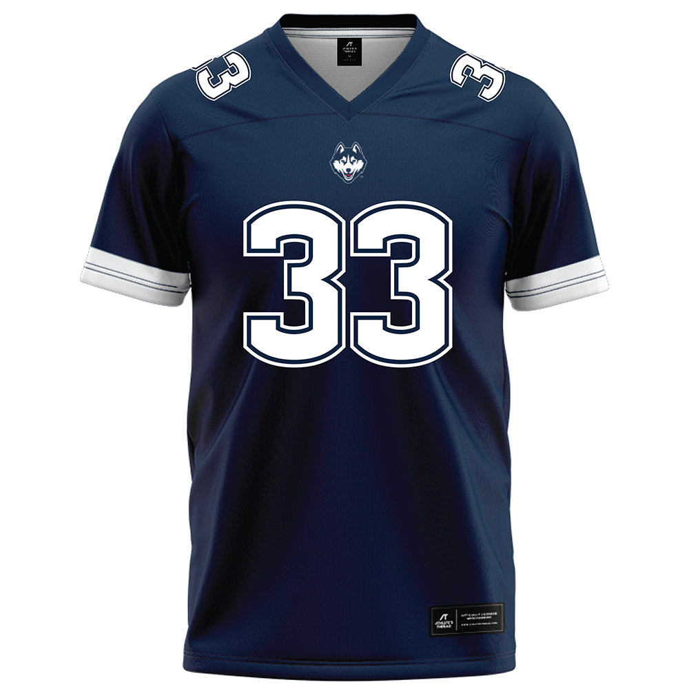 UConn - NCAA Football : Kervins Choute - Navy Football Jersey