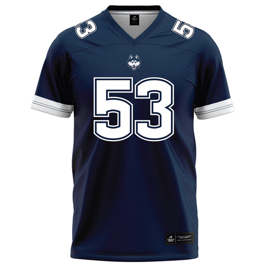 UConn - NCAA Football : Christos Zigoumis - Navy Football Jersey-0