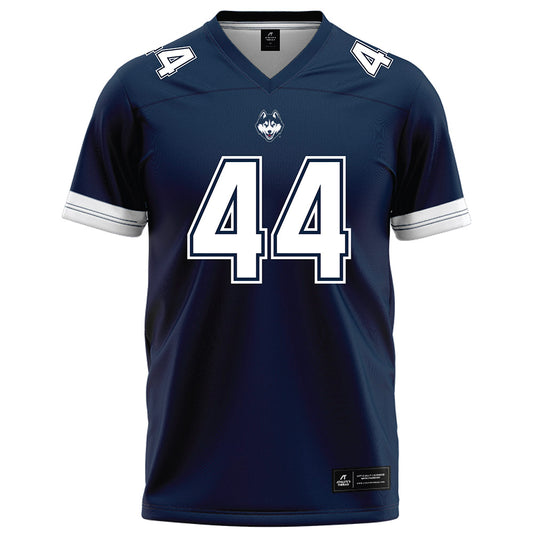 UConn - NCAA Football : Cooper Ackerman - Navy Football Jersey-0