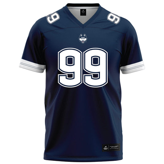 UConn - NCAA Football : Delano Brown - Navy Football Jersey-0