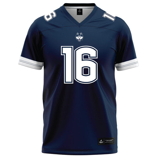 UConn - NCAA Football : Brock Montgomery - Navy Football Jersey