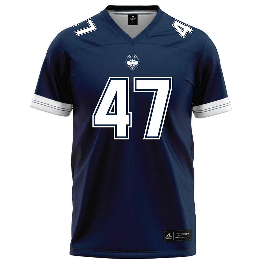 UConn - NCAA Football : Zachary Christinat - Navy Football Jersey