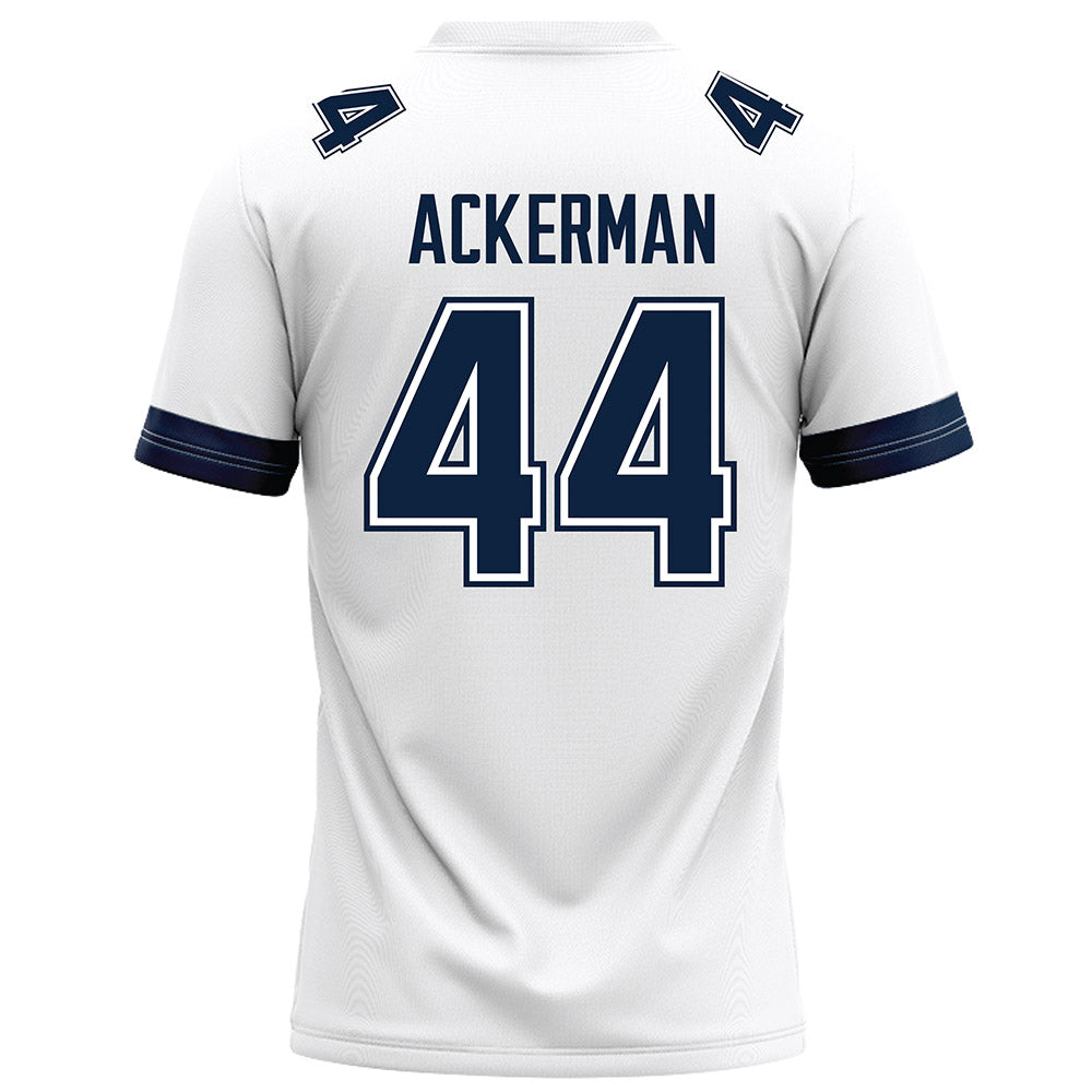 UConn - NCAA Football : Cooper Ackerman - White Football Jersey-1