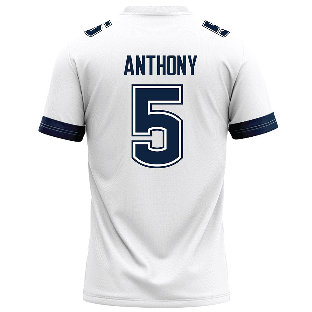 UConn - NCAA Football : Kaleb Anthony - White Football Jersey-1