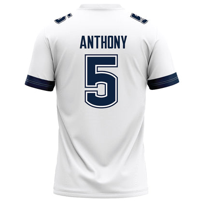 UConn - NCAA Football : Kaleb Anthony - White Football Jersey-1