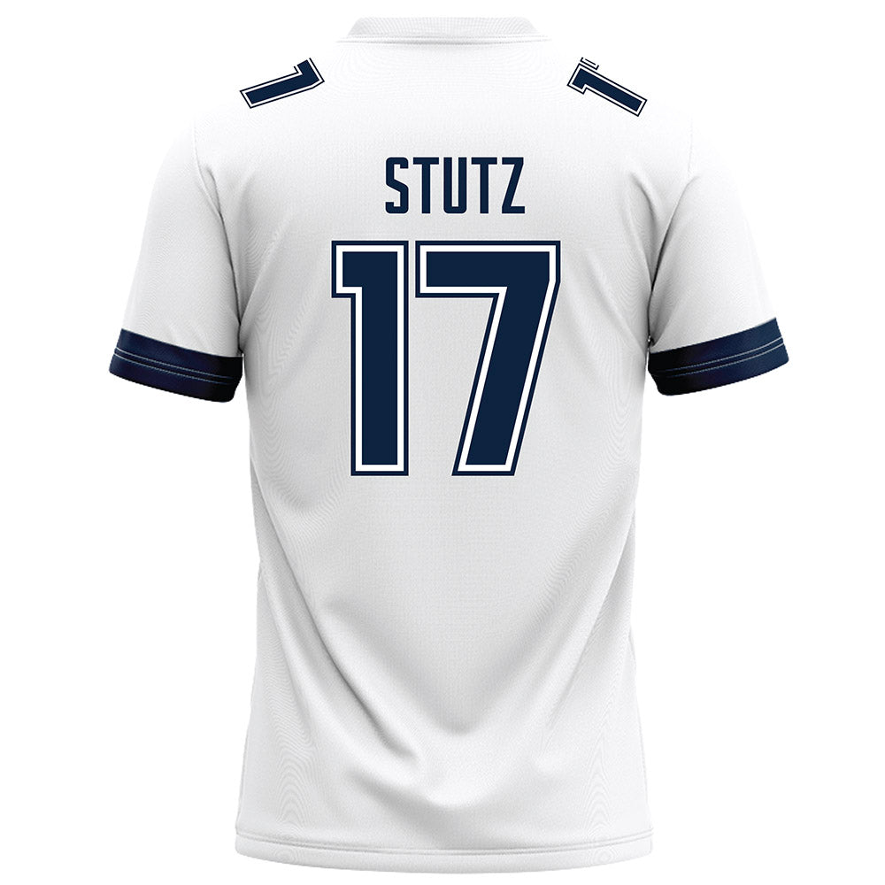 UConn - NCAA Football : Connor Stutz - White Football Jersey-1