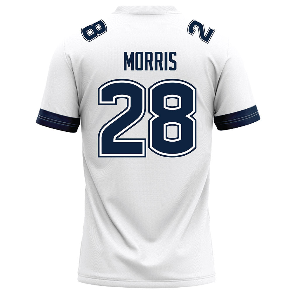 UConn - NCAA Football : Jon Morris - White Football Jersey-1