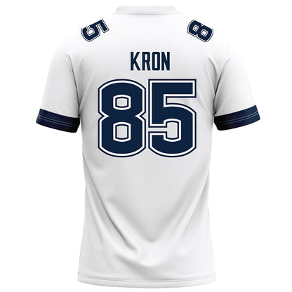 UConn - NCAA Football : Drew Kron - White Football Jersey-1