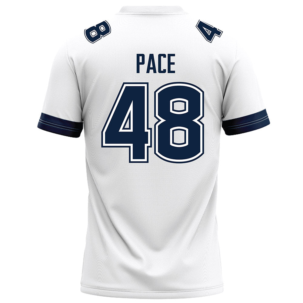 UConn - NCAA Football : Connor Pace - White Football Jersey-1
