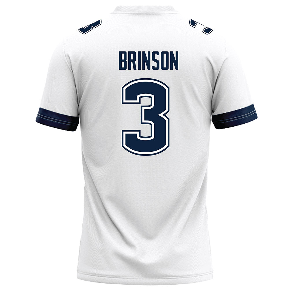 UConn - NCAA Football : D'Mon Brinson - White Football Jersey-1