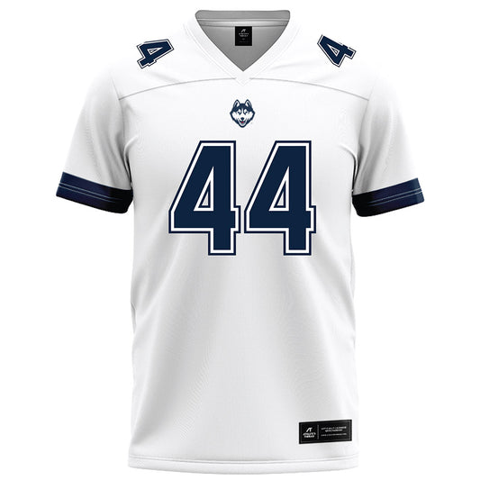 UConn - NCAA Football : Oliver Lundberg Coleman - White Football Jersey-0