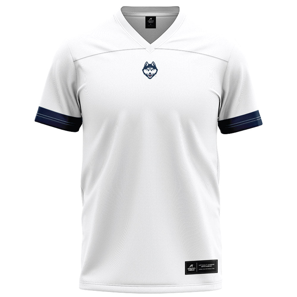 UConn - NCAA Football : Tracy Revels - White Football Jersey-0