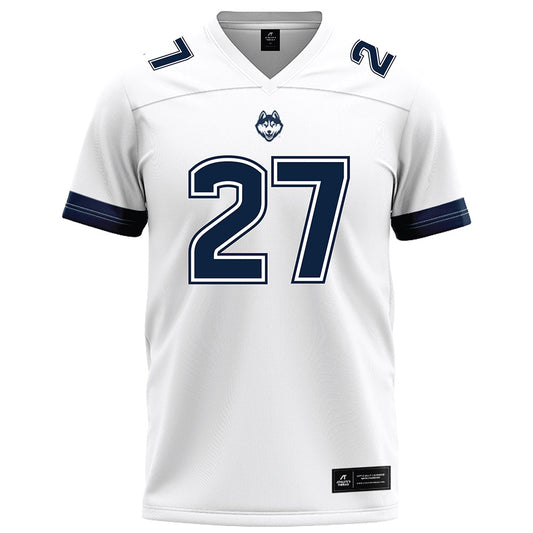 UConn - NCAA Football : Antoineo Harris - White Football Jersey-0