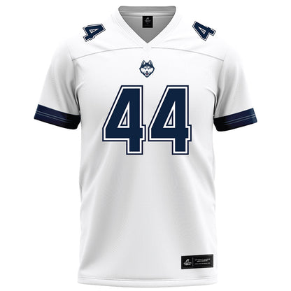 UConn - NCAA Football : Cooper Ackerman - White Football Jersey-0