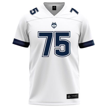 UConn - NCAA Football : Hill Greenlee - White Football Jersey-0
