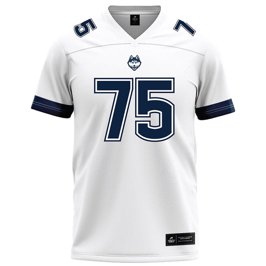 UConn - NCAA Football : Hill Greenlee - White Football Jersey-0