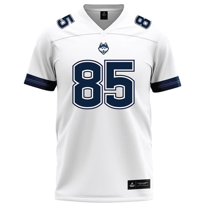UConn - NCAA Football : Drew Kron - White Football Jersey-0