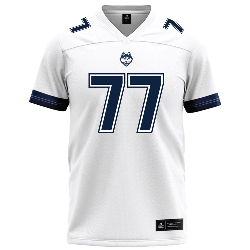 UConn - NCAA Football : Benjamin Murawski - White Football Jersey-0