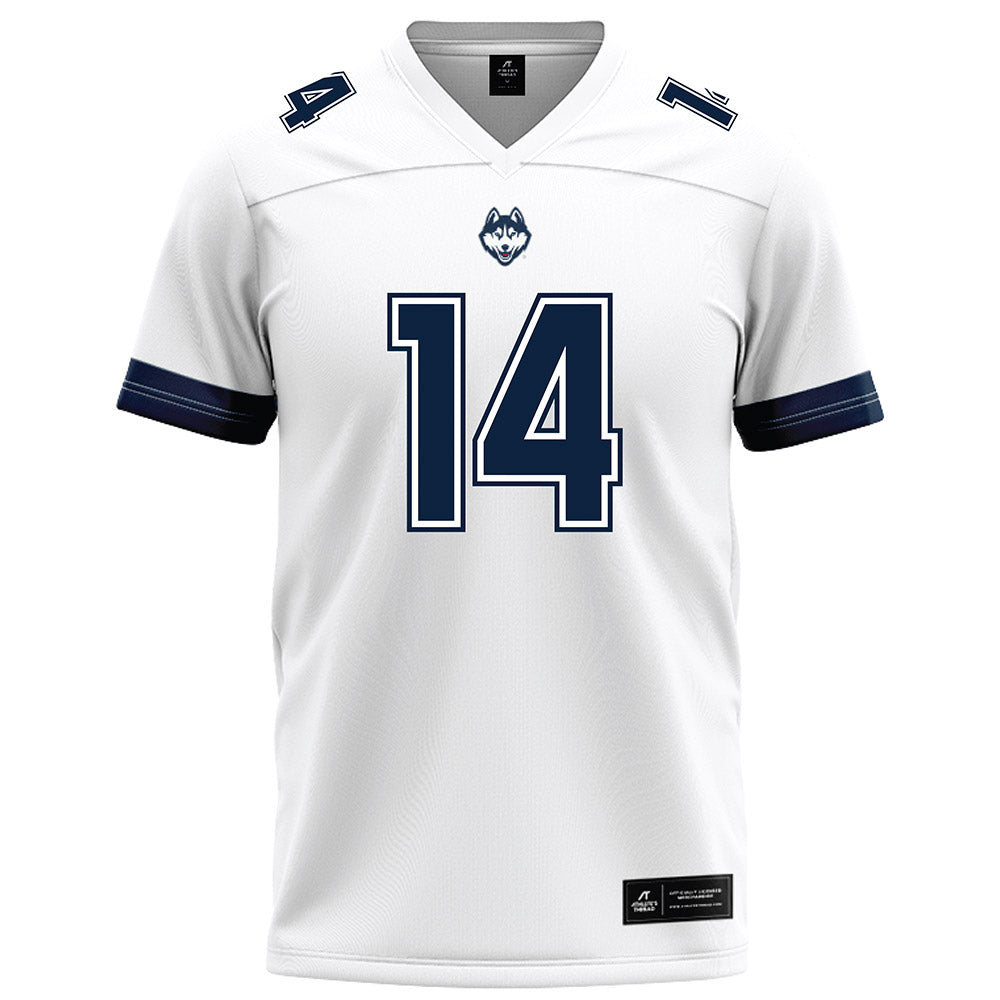 UConn - NCAA Football : Nick Harris - White Football Jersey-0