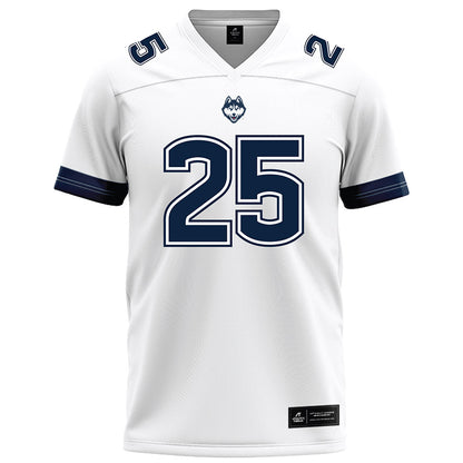 UConn - NCAA Football : Saxton Suchanic - White Football Jersey-0