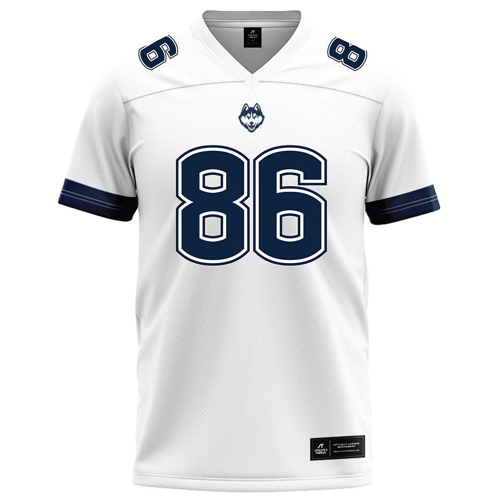 UConn - NCAA Football : Alexander Honig - White Football Jersey-0