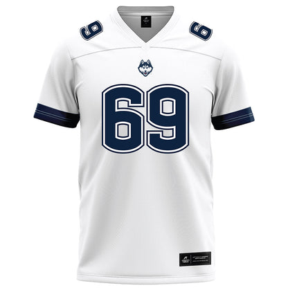 UConn - NCAA Football : Ty Chan - White Football Jersey-0