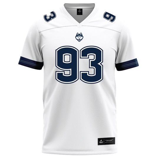 UConn - NCAA Football : Aubrey Melvin - White Football Jersey-0