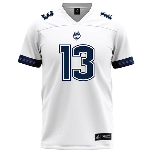 UConn - NCAA Football : Chris Parker - White Football Jersey-0