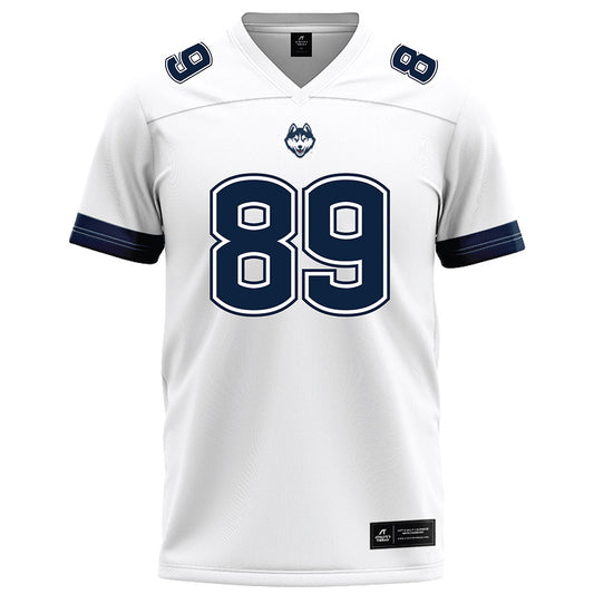UConn - NCAA Football : Trent Jones - White Football Jersey-0