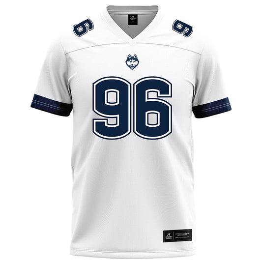 UConn - NCAA Football : Marquis Black - White Football Jersey-0