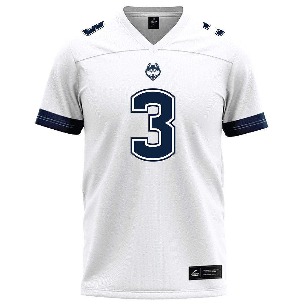 UConn - NCAA Football : Nick Evers - White Football Jersey-0