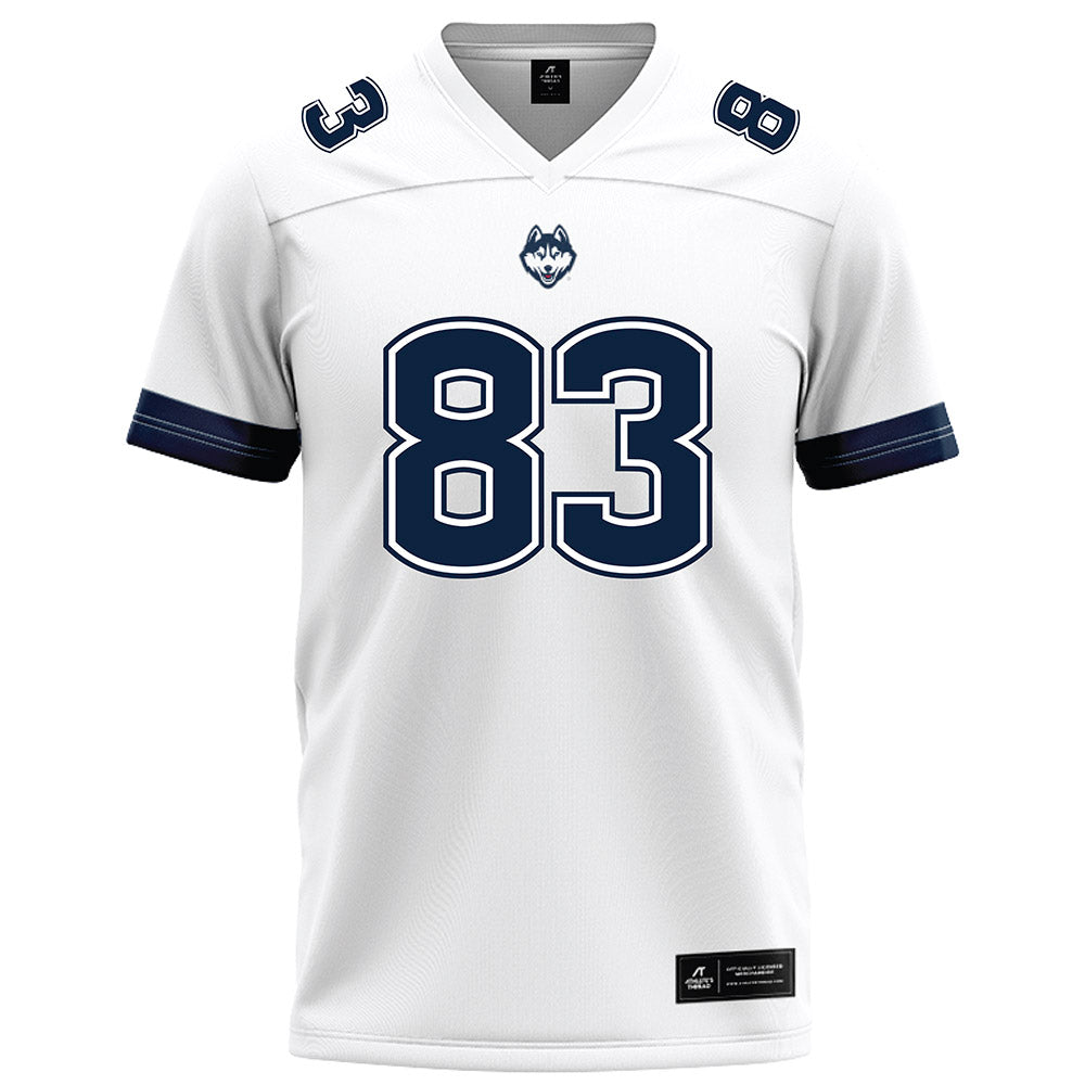 UConn - NCAA Football : Xavier Watson - White Football Jersey-0