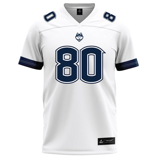 UConn - NCAA Football : John Neider - White Football Jersey-0