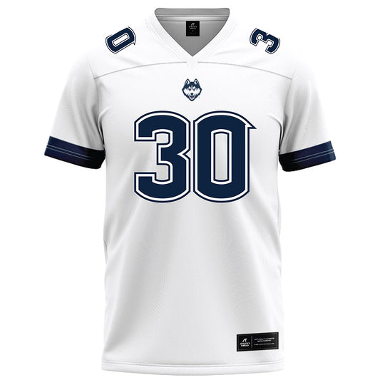 UConn - NCAA Football : Charles Johnson - White Football Jersey-0