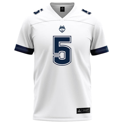 UConn - NCAA Football : Shamar Porter - White Football Jersey-0