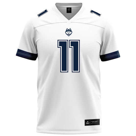UConn - NCAA Football : Ryder Treadway - White Football Jersey-0