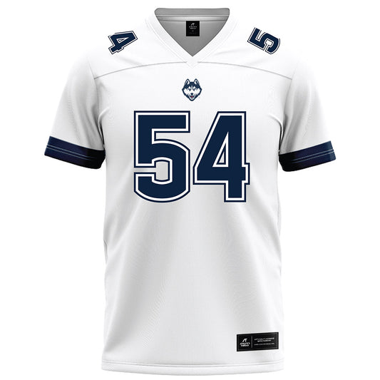 UConn - NCAA Football : Ed Entsiwah - White Football Jersey-0