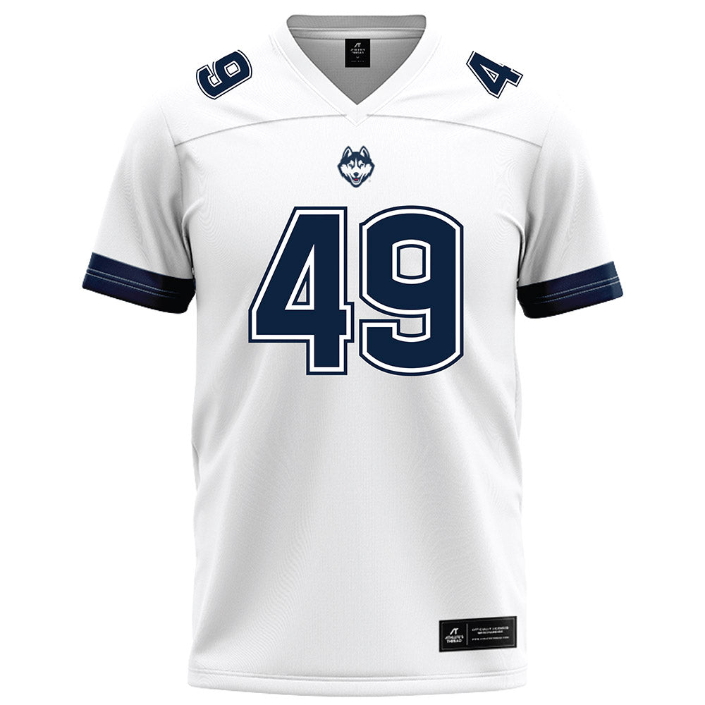 UConn - NCAA Football : Bryce Anderson - White Football Jersey-0
