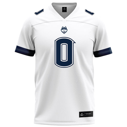 UConn - NCAA Football : Flash Wilson - White Football Jersey-0