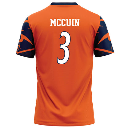 UTSA - NCAA Football : Devin McCuin - Orange Football Jersey