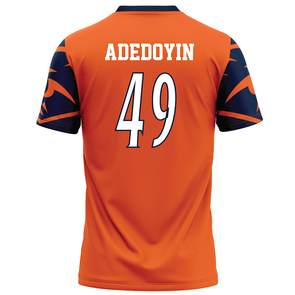 UTSA - NCAA Football : David Adedoyin - Orange Football Jersey