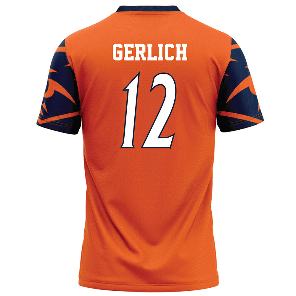 UTSA - NCAA Football : Max Gerlich - Orange Football Jersey-1