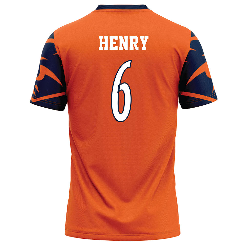 UTSA - NCAA Football : Robert Henry - Orange Football Jersey