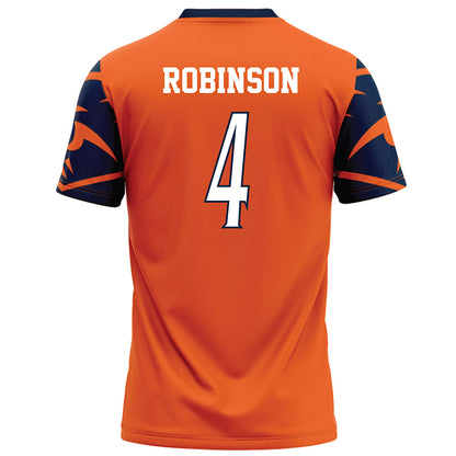 UTSA - NCAA Football : Ken Robinson - Orange Football Jersey