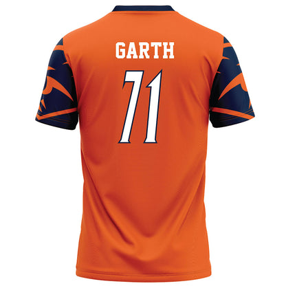 UTSA - NCAA Football : Jaylen Garth - Orange Football Jersey