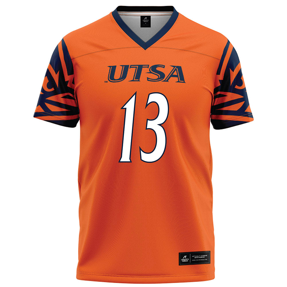 UTSA - NCAA Football : Dematrius Davis - Orange Football Jersey