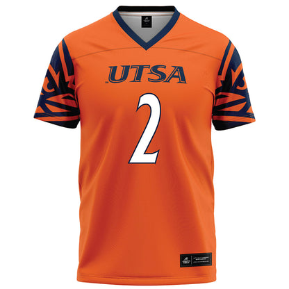 UTSA - NCAA Football : Owen McCown - Orange Football Jersey