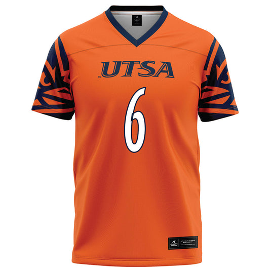 UTSA - NCAA Football : Robert Henry - Orange Football Jersey