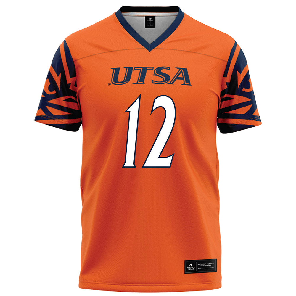 UTSA - NCAA Football : Max Gerlich - Orange Football Jersey-0