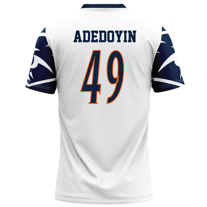 UTSA - NCAA Football : David Adedoyin - White Football Jersey